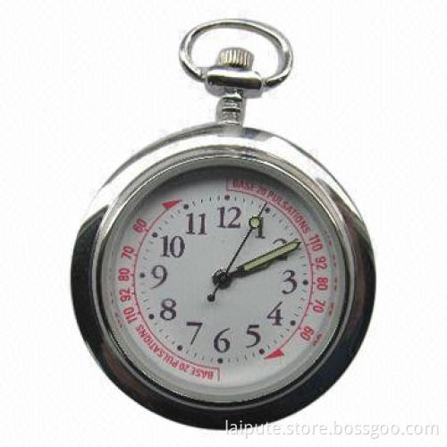 New arrival nurse watch with one plastic telephone line and metal clip